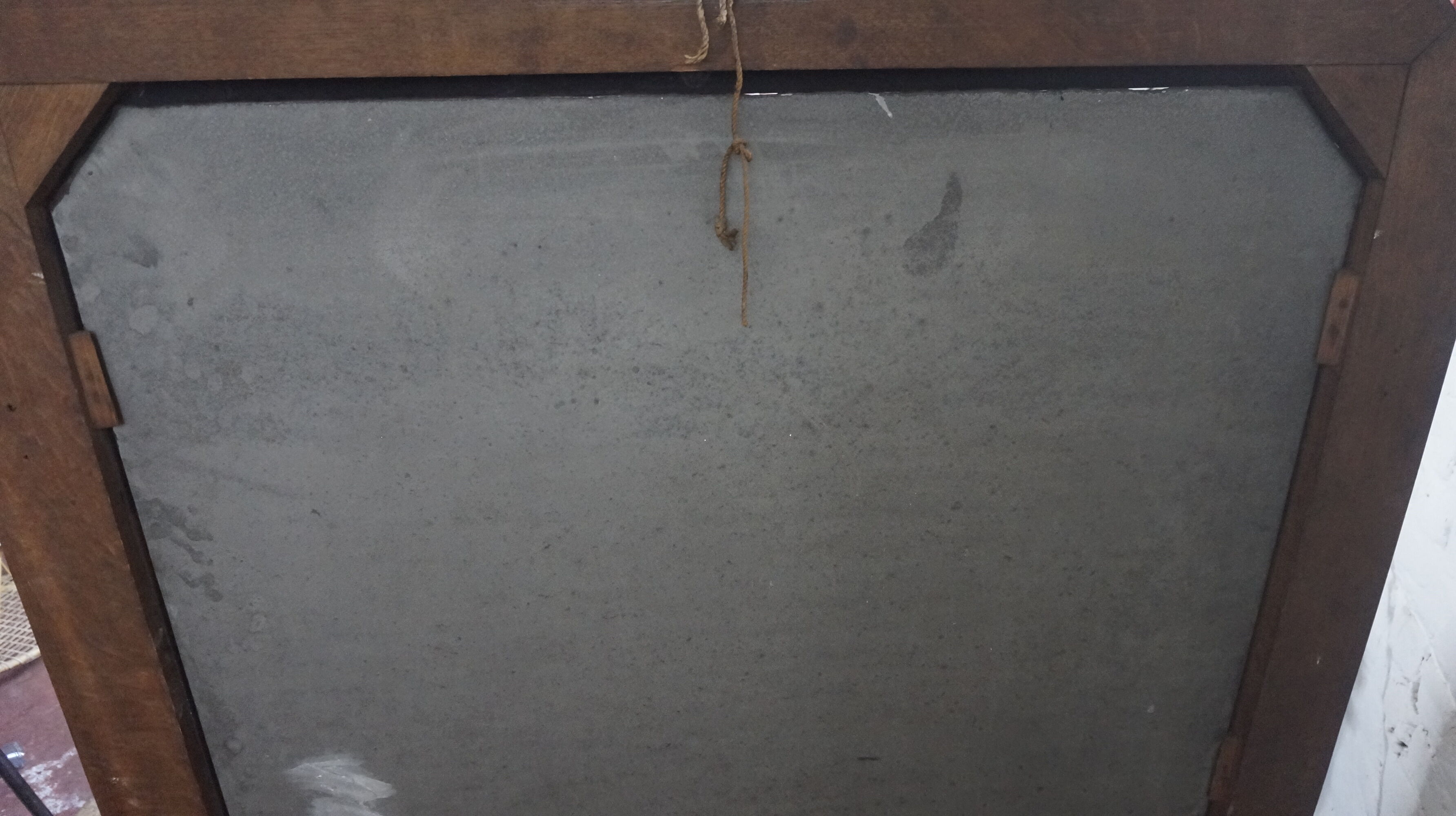 Large mahogany mirror 110x182cm