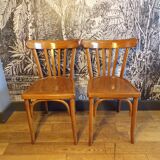 Pair of vintage bistro chairs