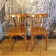 Pair of vintage bistro chairs