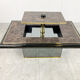 Vintage hidden bar coffee table by Fedam, 1980s