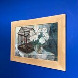 Peinture à la gouache vintage