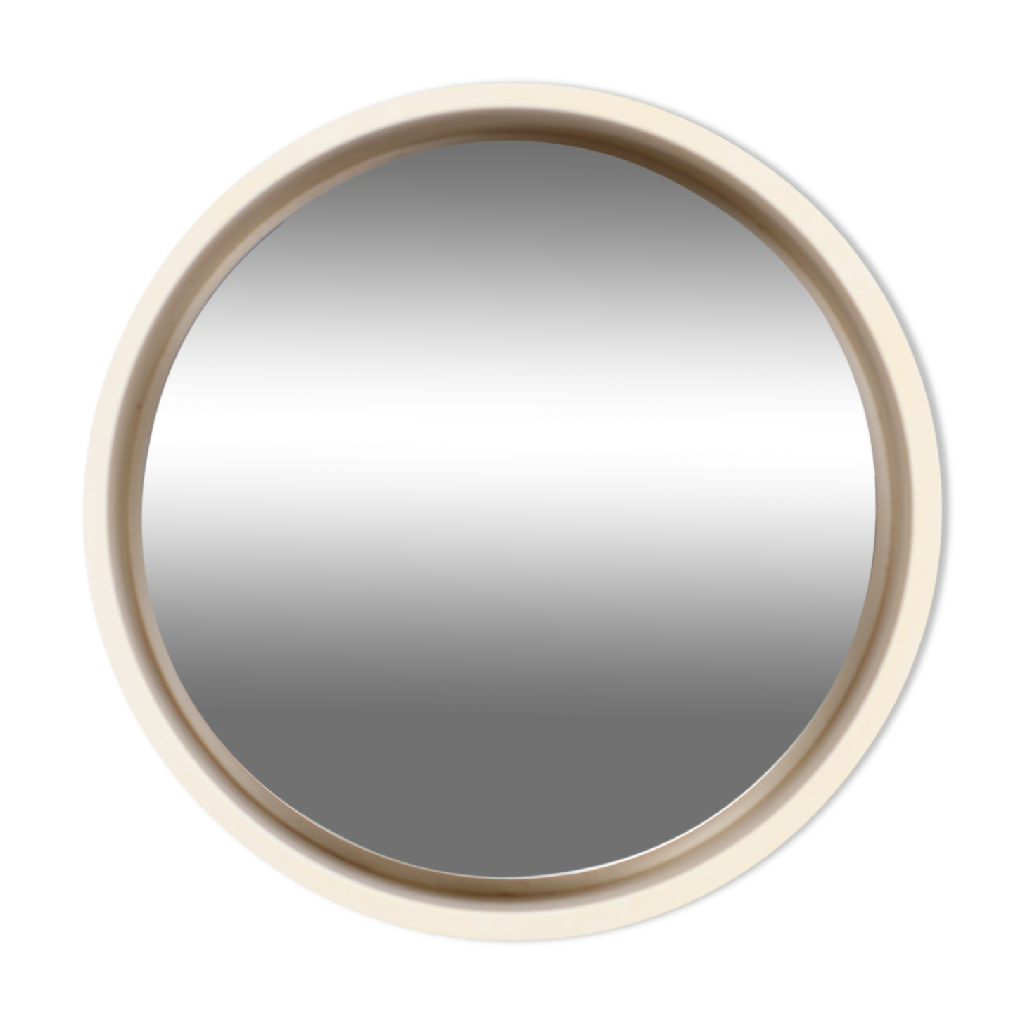 Space Ace Back Lid Round Mirror, 1970s, France