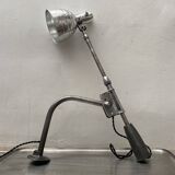 Old industrial wall light with counterweight.