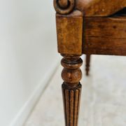 Restoration armchair in mahogany