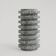 Layered vase in Silver travertine