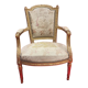 Armchair style Louis XVI gilded wood XIXth