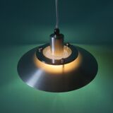 Small suspension in aluminum and opaline. Sweden 2000