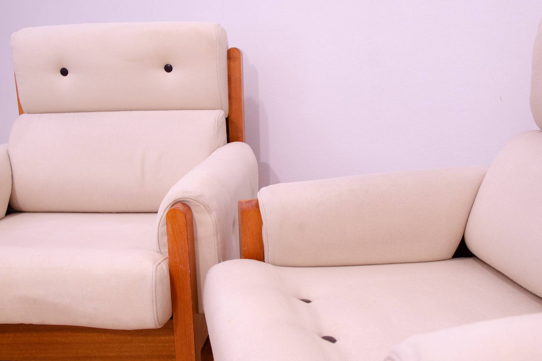 Fauteuils vintage de style scandinave, 1970'