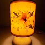 Dried flower lampshade