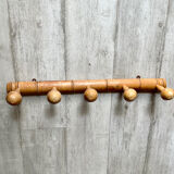 Wooden coat rack 5 hooks