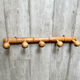 Wooden coat rack 5 hooks
