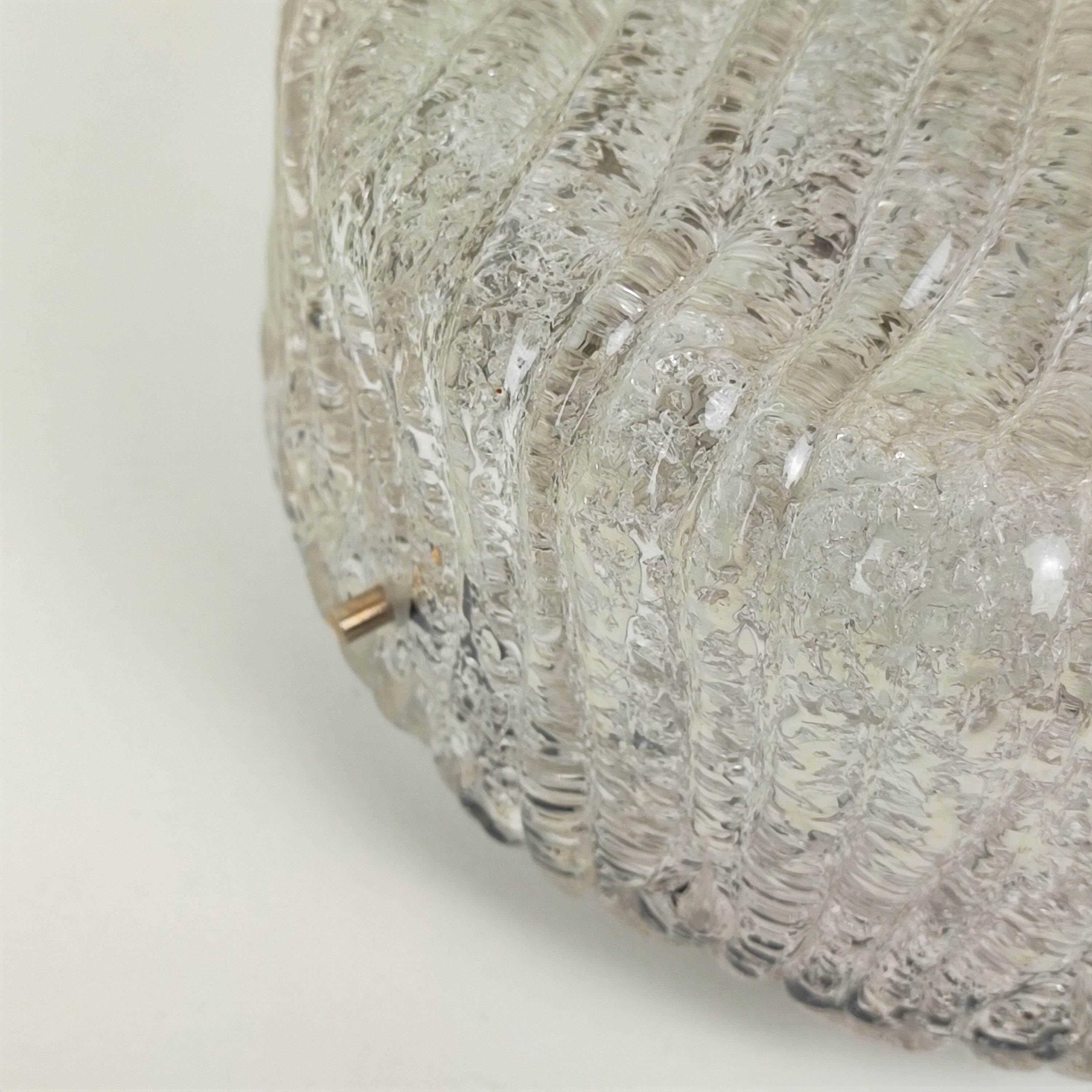 60' glazed glass ceiling lamp/wall lamp
