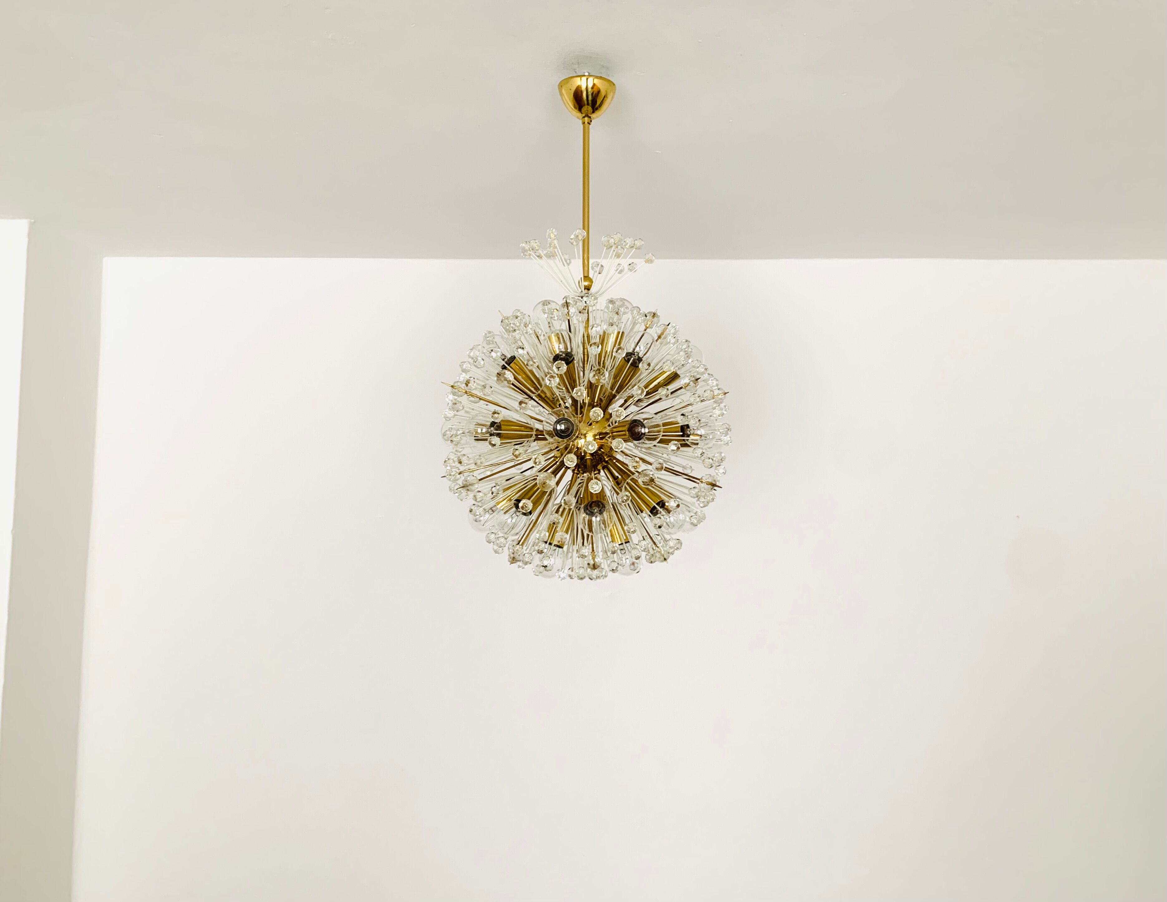 Dandelion Chandelier by Emil Stejnar for Rupert Nikoll