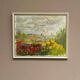 Original Swedish Oil On Panel – “Wild Flowers In Meadow”