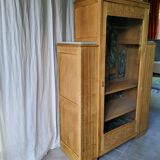 Carved oak cabinet