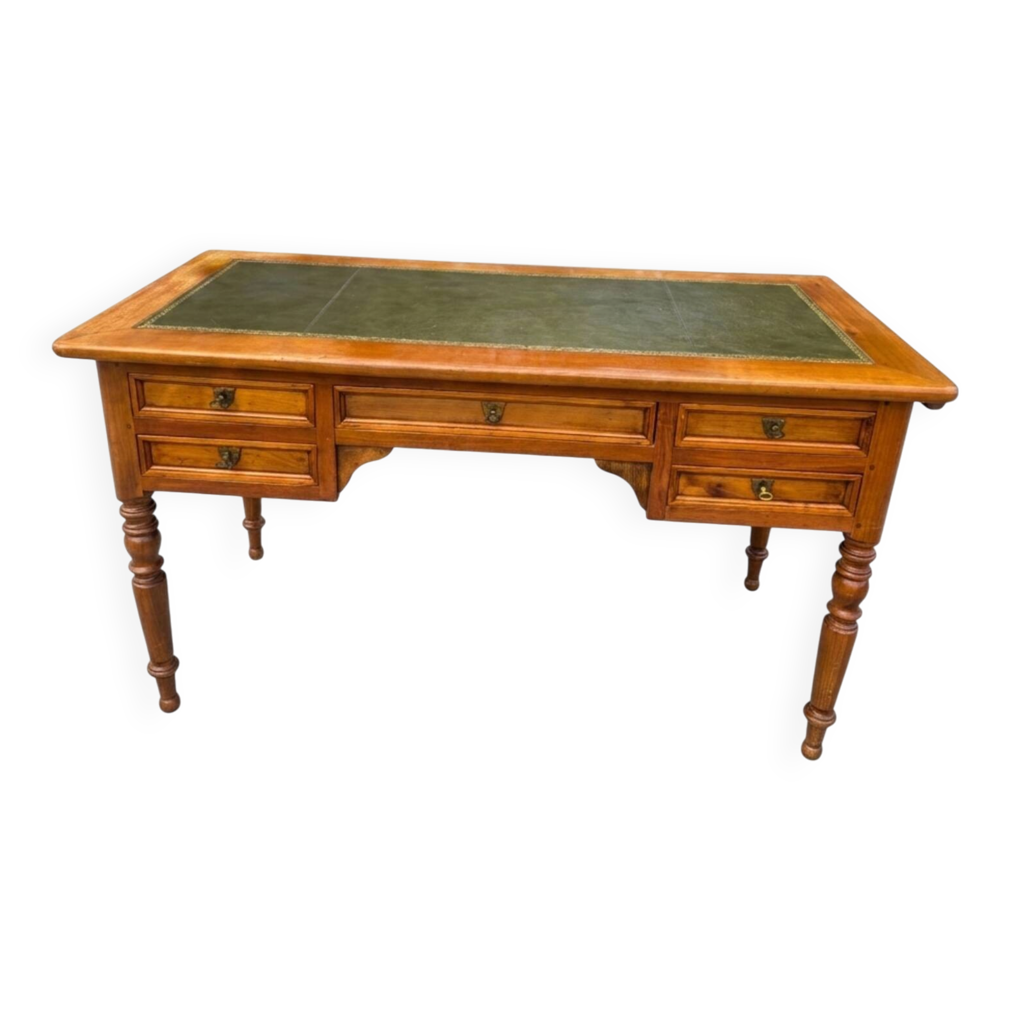 Bureau en Merisier massif avec tirette