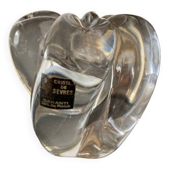 Sevres crystal candlestick 1900