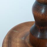 Vintage turned wooden column flower stand