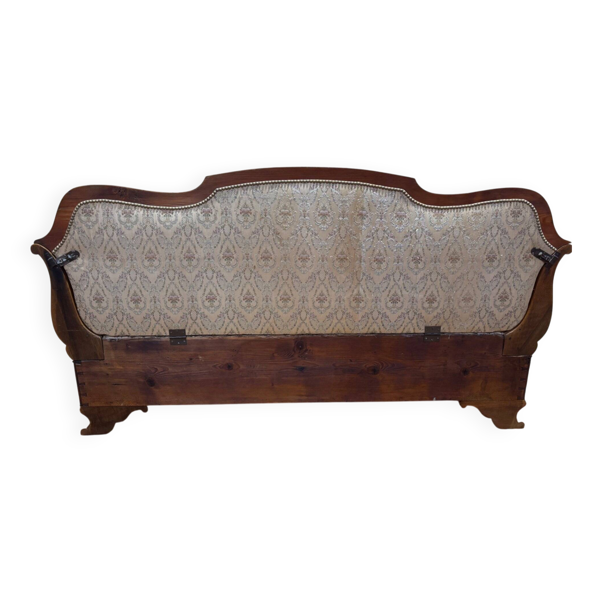 Banquette à crosses de style Louis Philippe