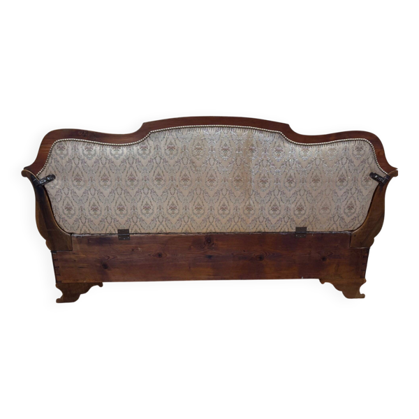 Banquette à crosses de style Louis Philippe