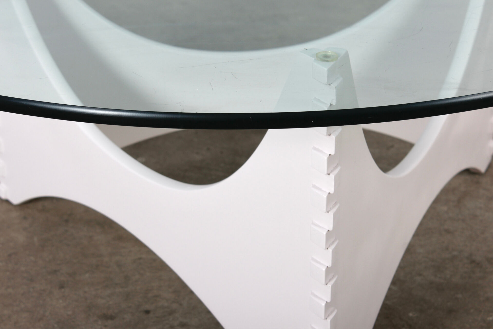 Table basse Vintage Space Age Design des années 70