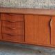 Teak sideboard by Johannes Andersen for Roche Bobois, 1960s