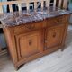 Art Deco oak and marble sideboard