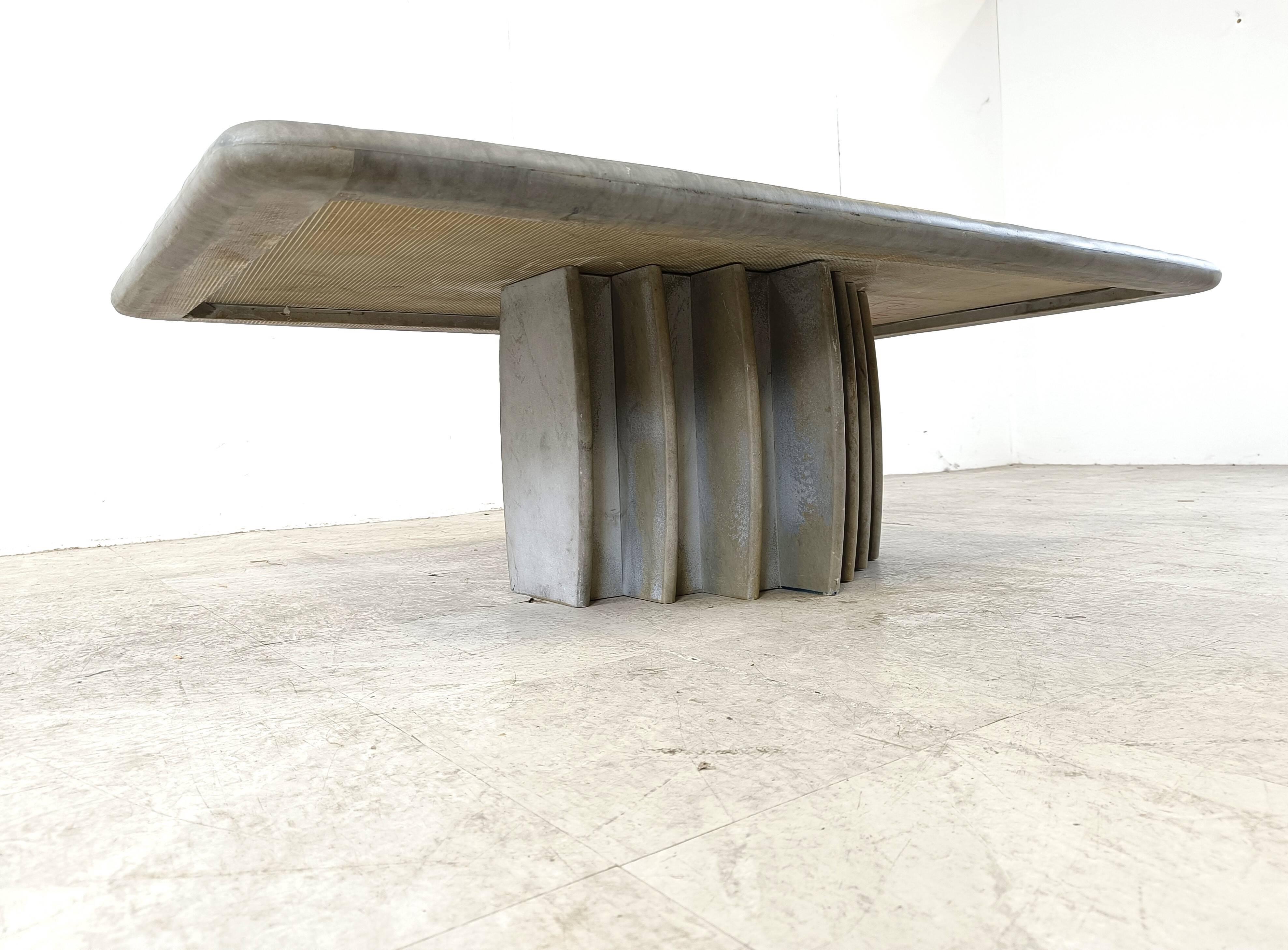 Table basse vintage en pierre, 1970