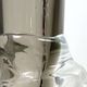 Transparent Sommerso Murano Glass Vase by Hora P with Rhomboid Base, 1980s