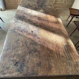 large solid oak table