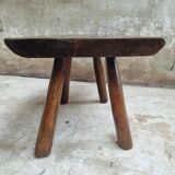 Vintage coffee table brutalist design Paris