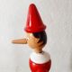 Pinocchio articulated in wooden from the 70