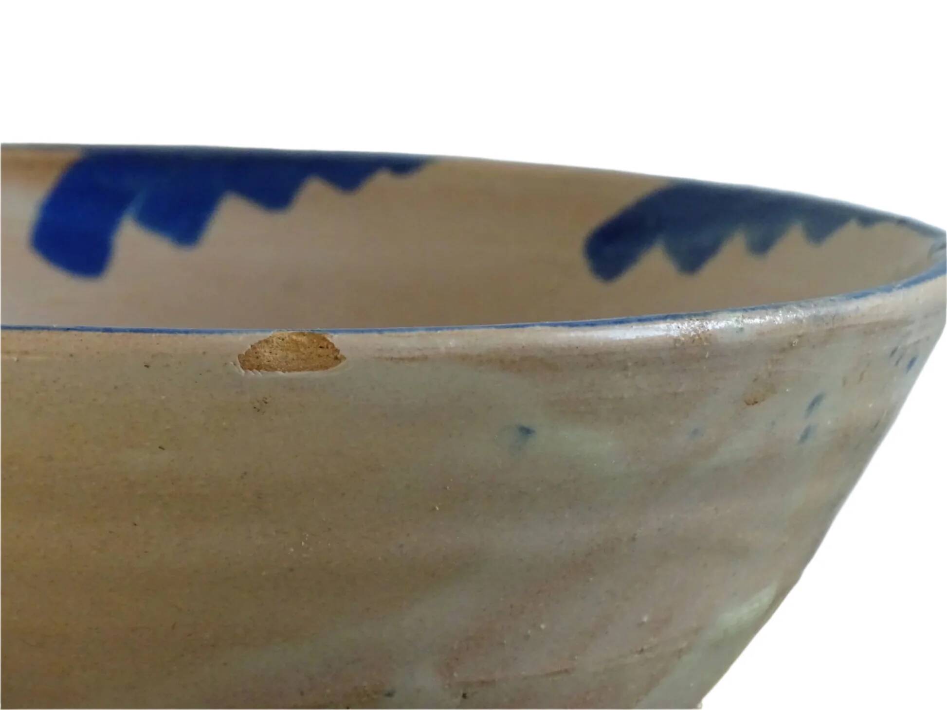 Lebrillo en céramique Fajalauza espagnole antique