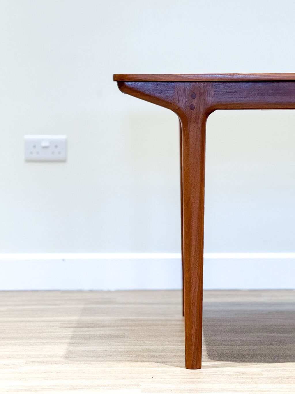 Mid-century McIntosh double extending dining table