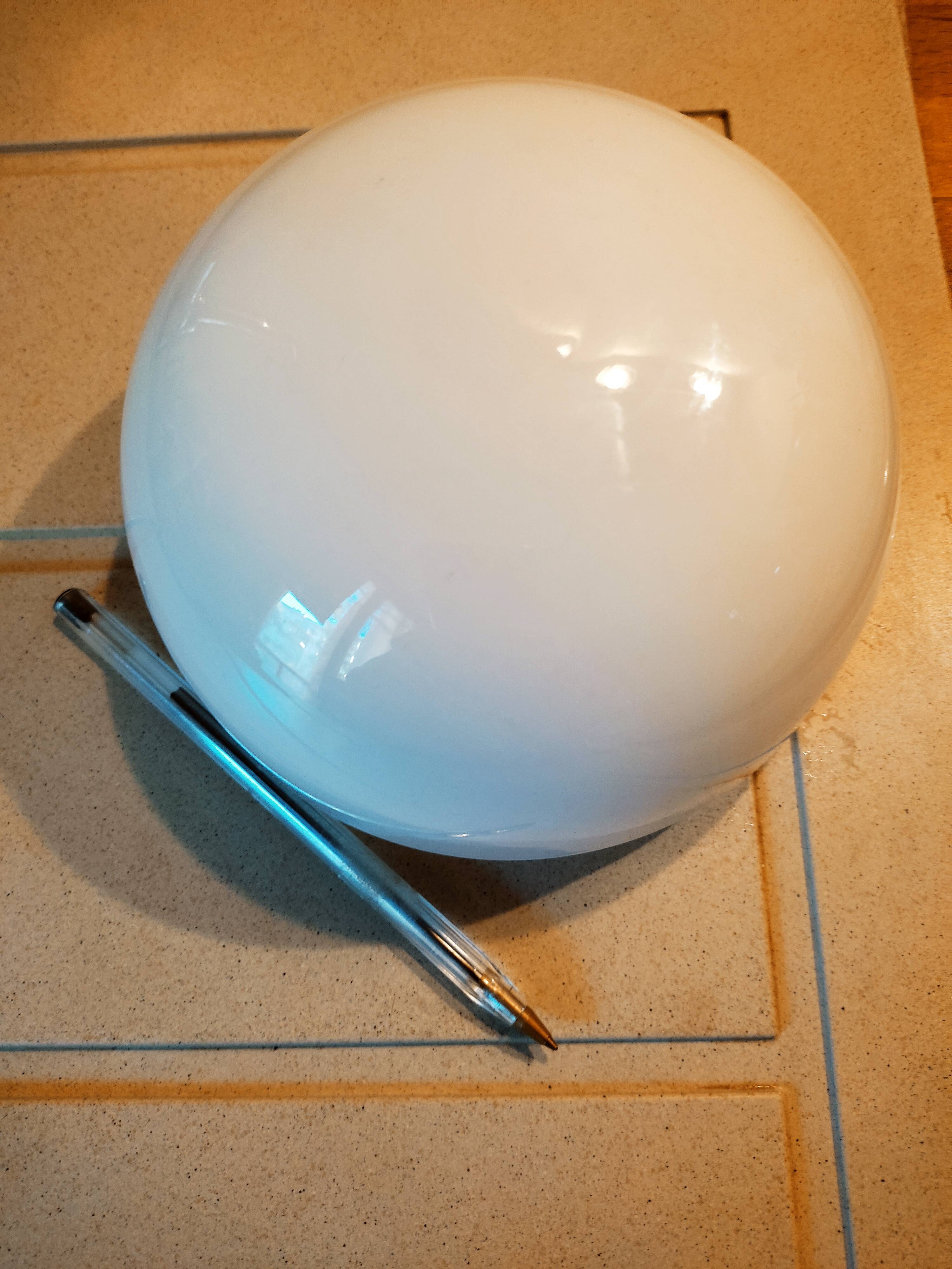 Opaline ceiling lamp 15 cm