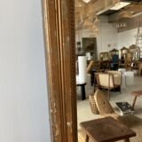 Old foot mirror gilded