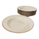 Lot de 7 assiettes en grès beige Tulowice Poland