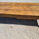 Oak farmhouse coffee table nineteenth century 160cm 2 drawers