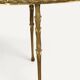 Maison Baguès coffee table in gilded bronze and aged mirror – 1950s