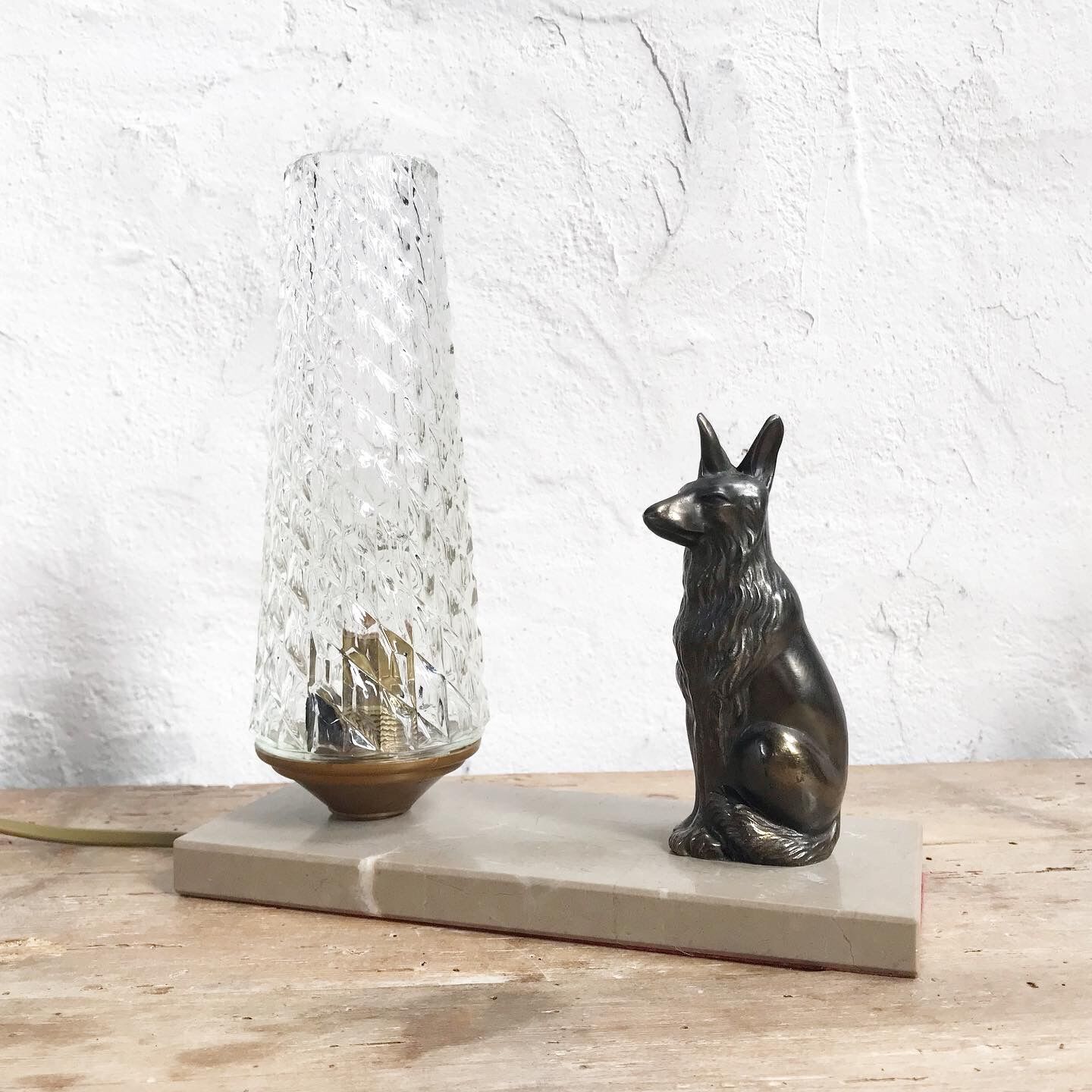 Lamp night light art deco