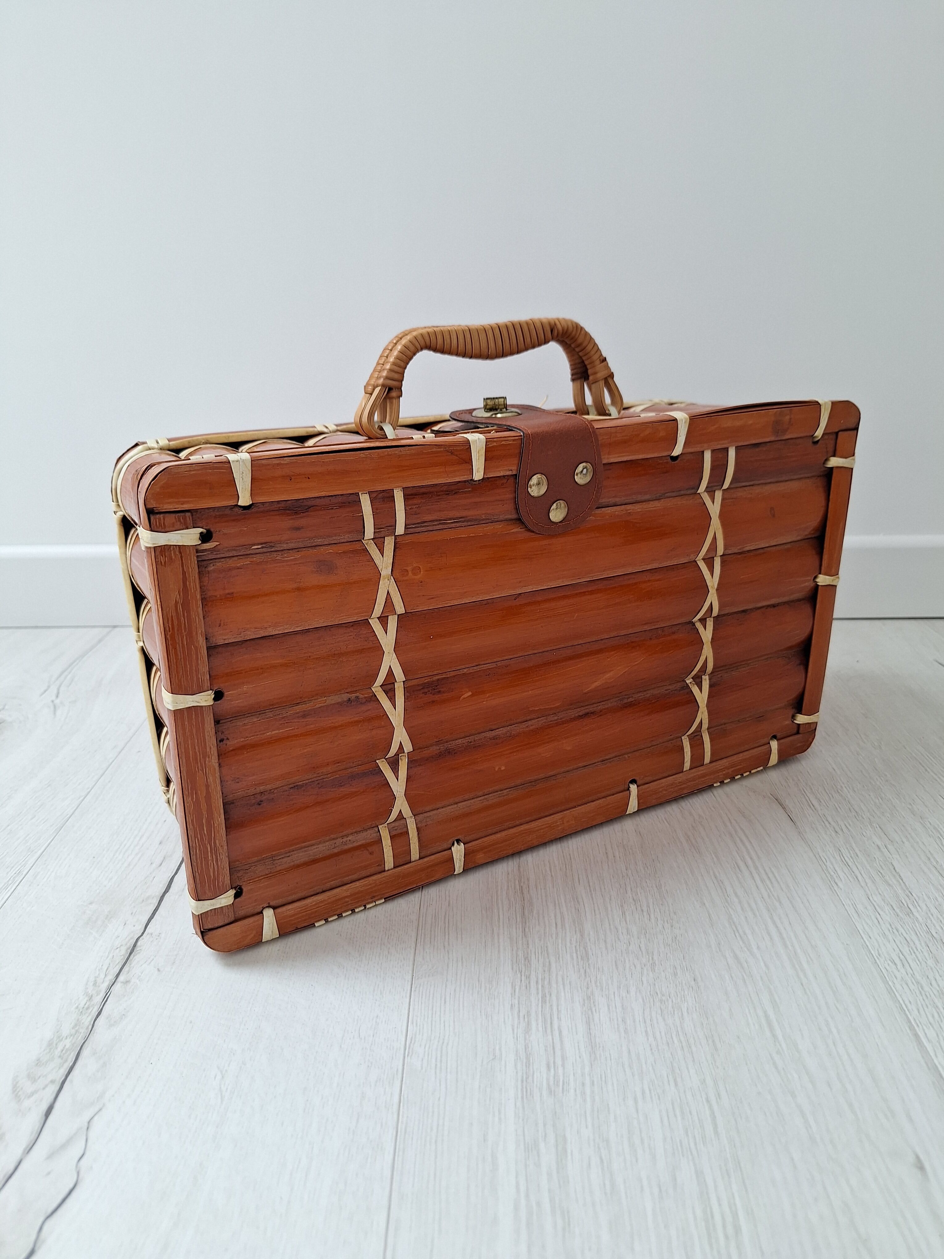 Valise osier clair - La Vannerie d'aujourd'hui