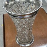 antique crystal vase