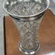 antique crystal vase