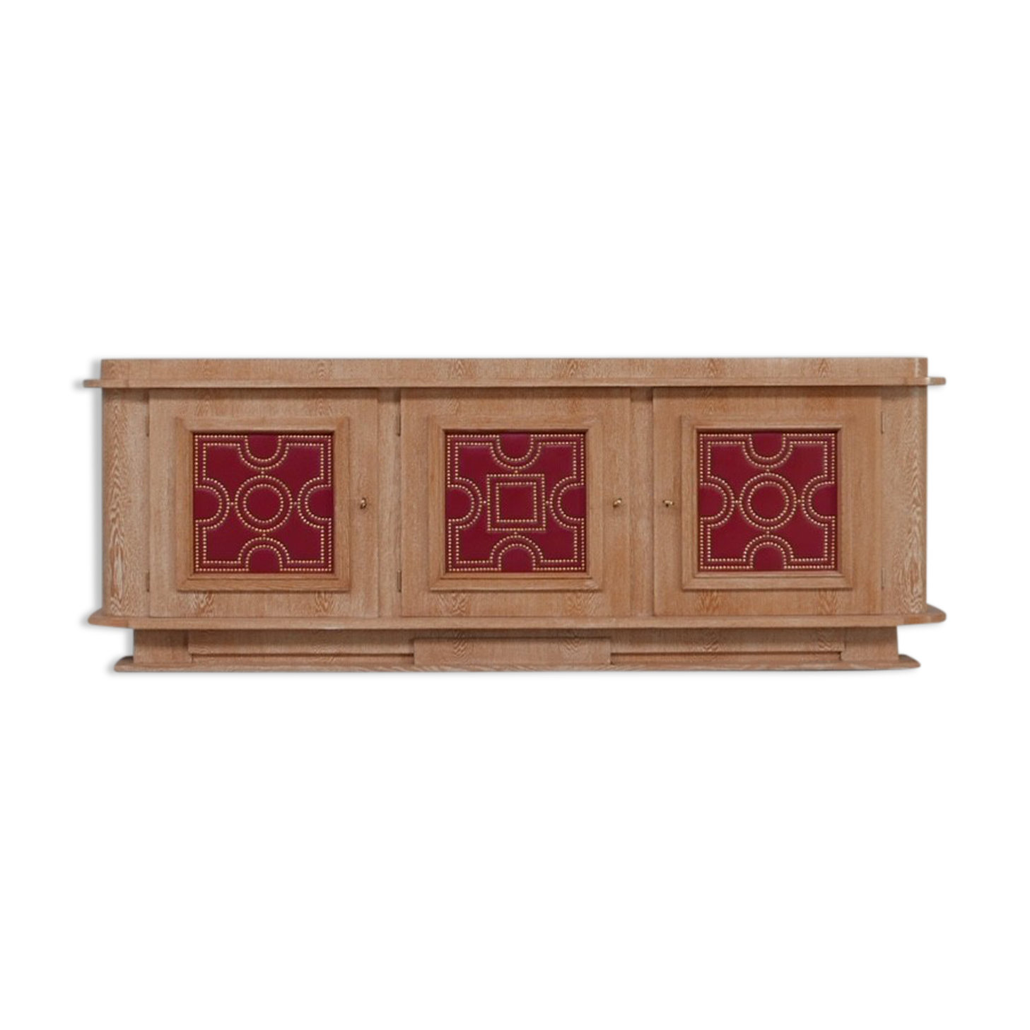 Art Deco Limed Oak Sideboard attributed to André Arbus