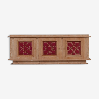 Art Deco Limed Oak Sideboard attributed to André Arbus