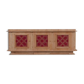 Art Deco Limed Oak Sideboard attributed to André Arbus