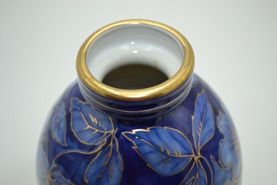 Arthemis Art deco vase by Camille Tharaud Limoges porcelain