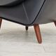 1970s, Danish design by Henry Walter Klein for Bramin Møbler, armchair in original good condition.