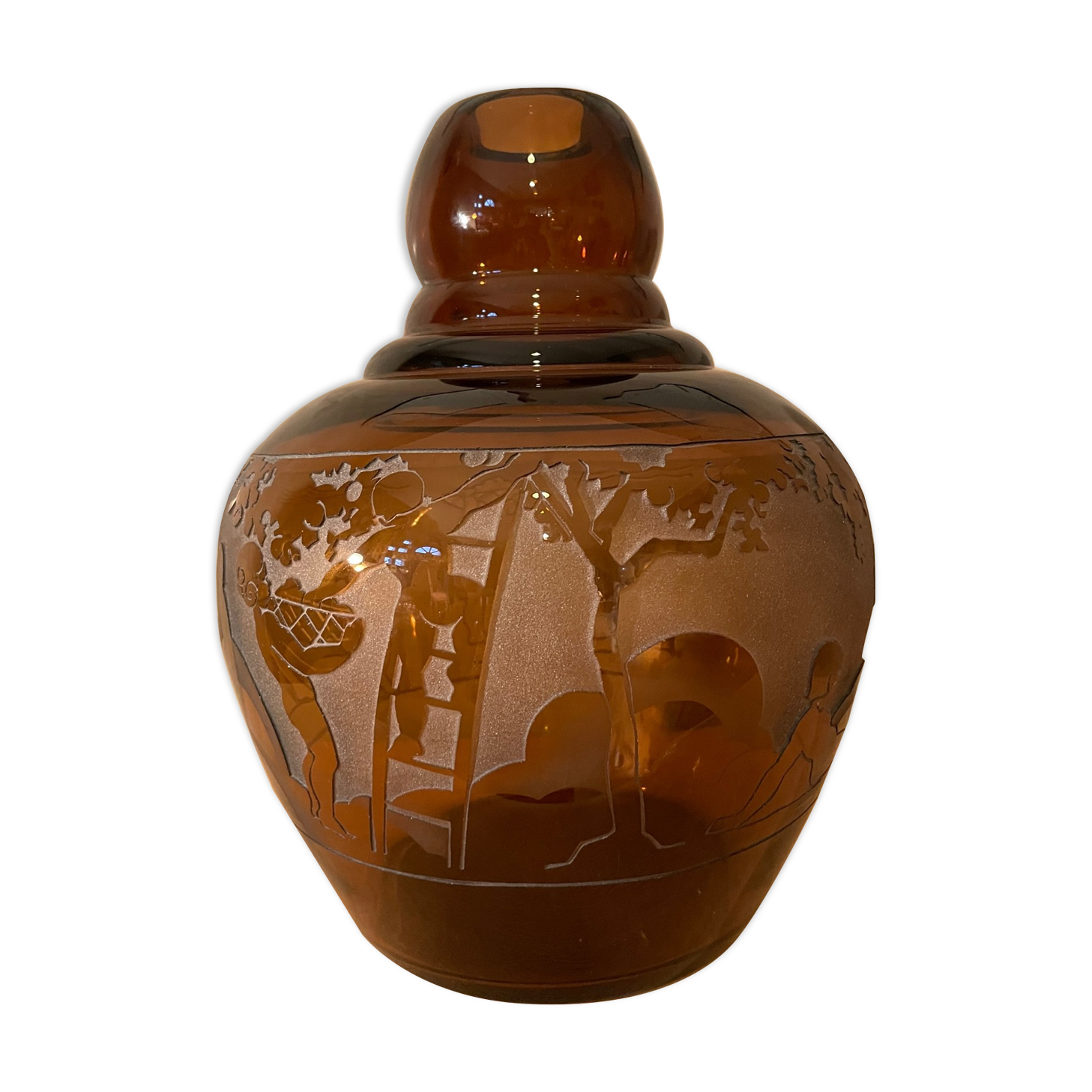 Art deco vase signed Berlys