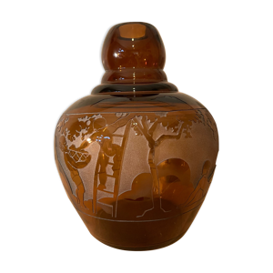 Vase Art deco signé